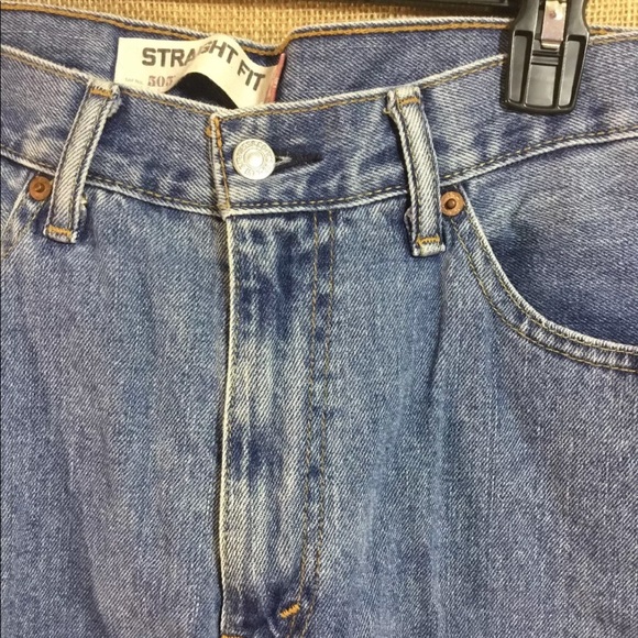 505 Levis Men’s Jeans Straight Leg Size 36x30 - Picture 2 of 5